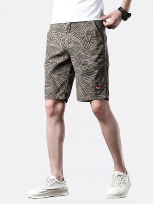 Men's Printed Wide-Leg Shorts - Farnelli