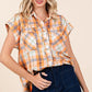 Mittoshop Mineral Wash Plaid Button Down Shirt - Farnelli