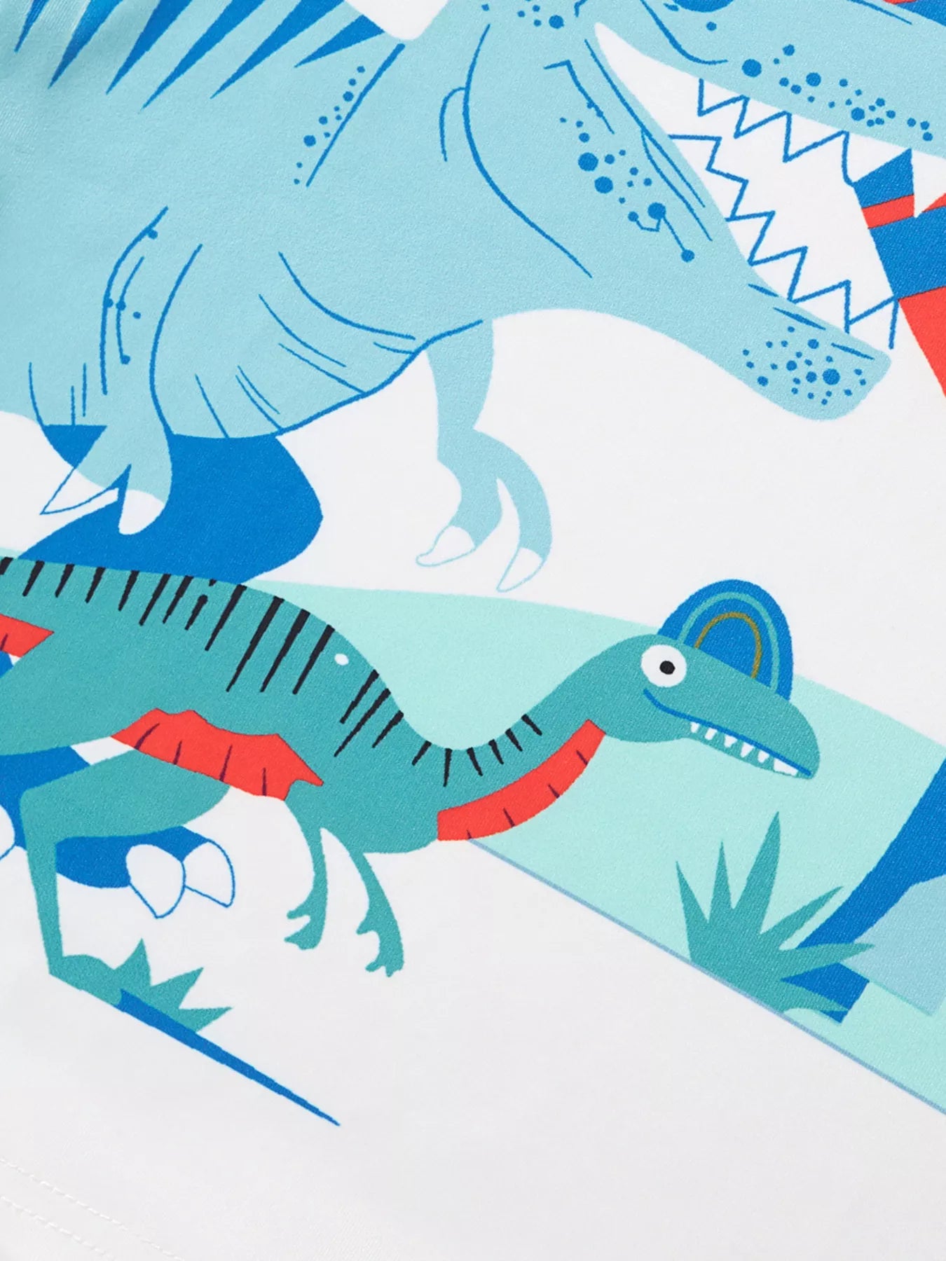 Children's Dinosaur Graphic Crew Neck T-Shirt - Farnelli