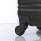 HouseOfZazla black hardside spinner luggage set with TSA lock