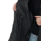 Black hooded vest by Alaska® Outerwear Company, front view