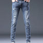 Men's Distressed Slim Fit Ripped Jeans - Farnelli