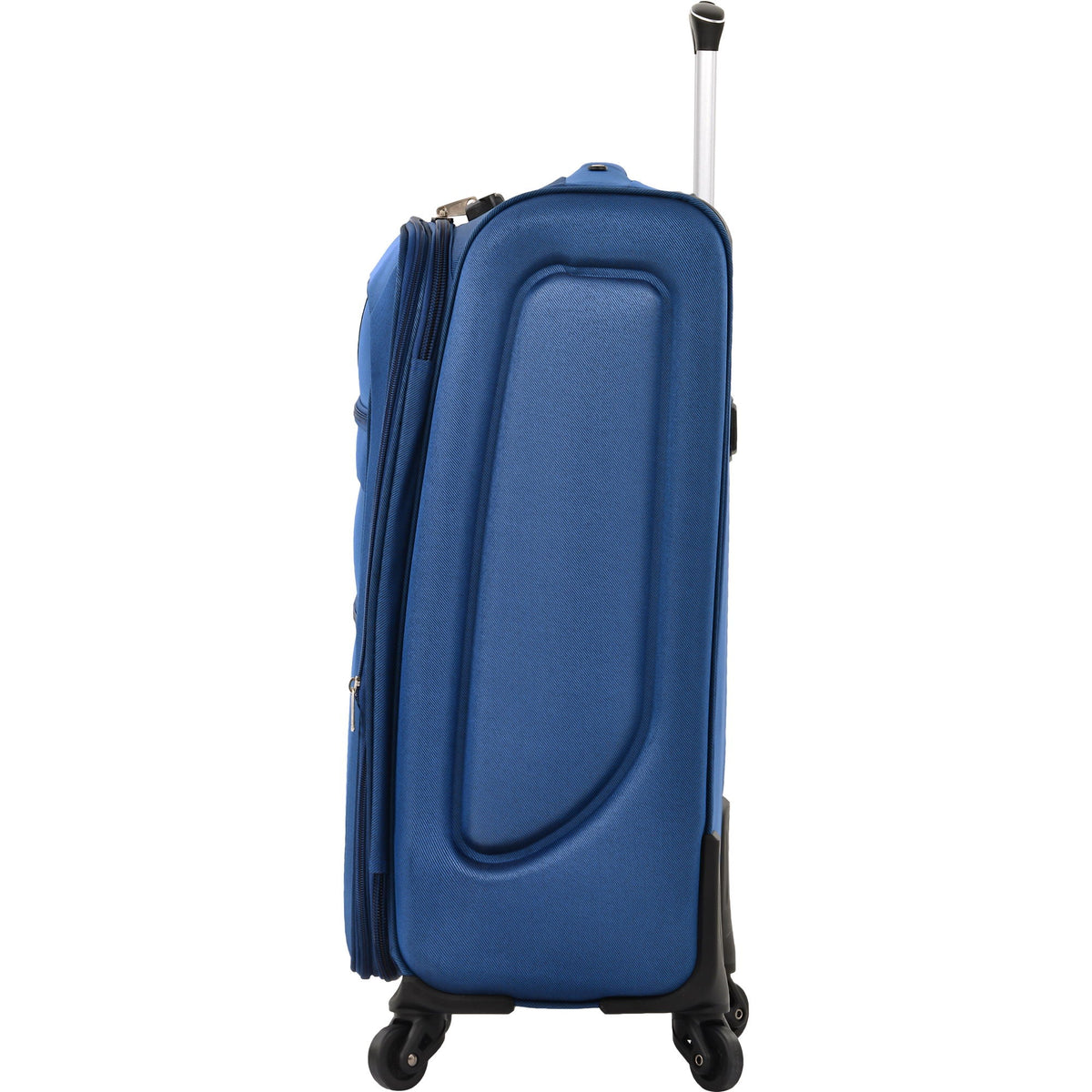 HouseOfZazla expandable softside luggage 3-piece set with spinner wheels in multiple colors