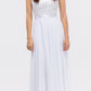 CLEARANCE - Eureka 3611 Lace Illusion Bodice Bateau Neck A-line Long Dress (Size L)