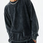 Men's Washed Round Neck Dropped Shoulder Sweatshirt - Farnelli