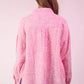 VERY J Full Size Mineral Washed Gauze Shirt Top Plus Size - Farnelli