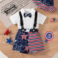 Children's Patriotic Celebration Outfit Set - Farnelli