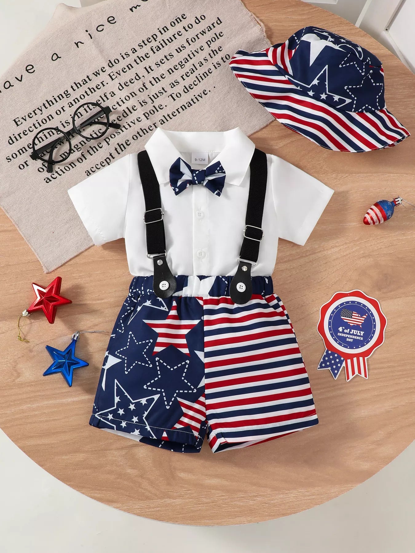 Children's Patriotic Celebration Outfit Set - Farnelli