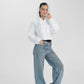 Lexi Cropped Jacket in White
