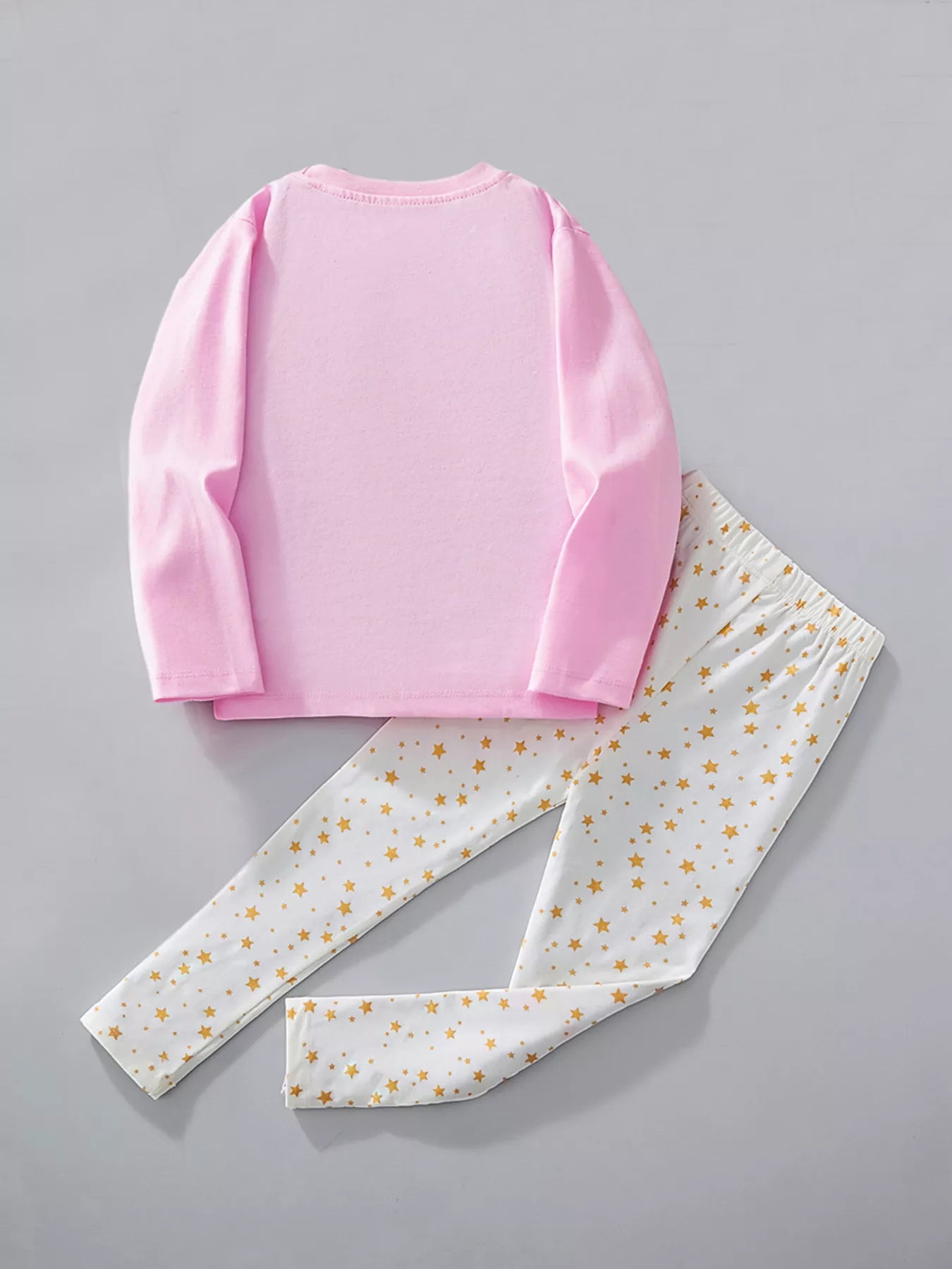 Children's Santa Top and Star Pants Pajama Set - Farnelli