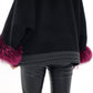 Saga®Furs Silver Fox Cashmere Blend Coat