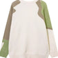 Men's Contrast Round Neck Long Sleeve Sweater - Farnelli