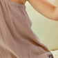 BiBi Washed Cotton Gauze Woven Tie Ribbon Detailed - Farnelli