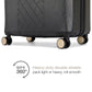 Diamond 3 Piece Expandable Chic Luggage Set-3