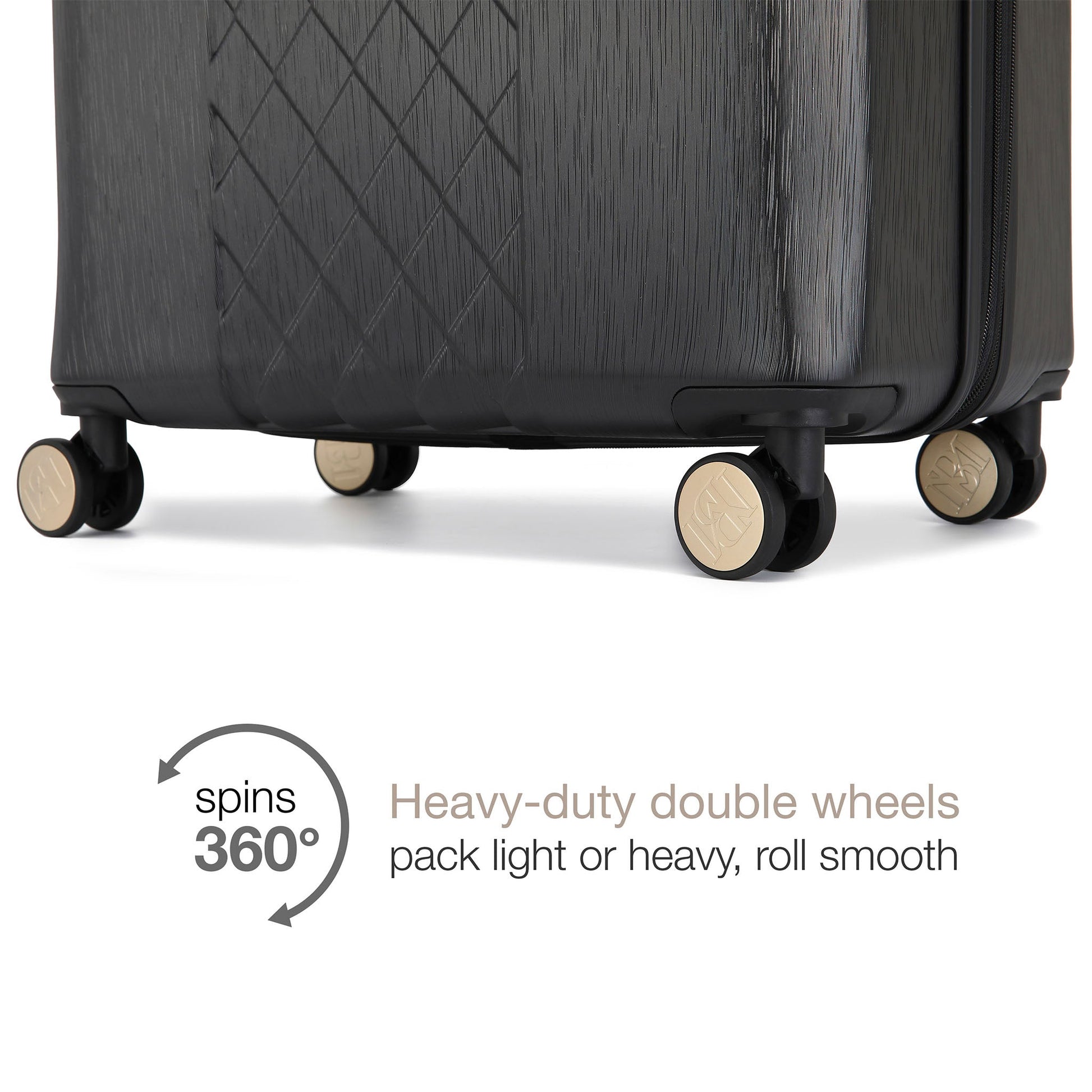 Diamond 3 Piece Expandable Chic Luggage Set-3