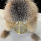 Genuine Silver Fox Fur Genuine Leather Hat
