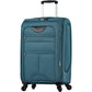 HouseOfZazla expandable softside luggage 3-piece set with spinner wheels in multiple colors