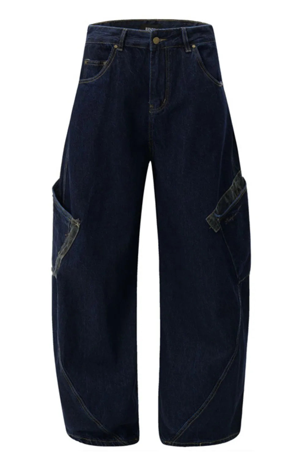 Men's Wide Leg Cargo Jeans - Farnelli