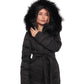 Genuine Fur Trim Down Coat
