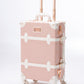 SarahFace 3 Pieces Luggage Set - Embossed Pink's