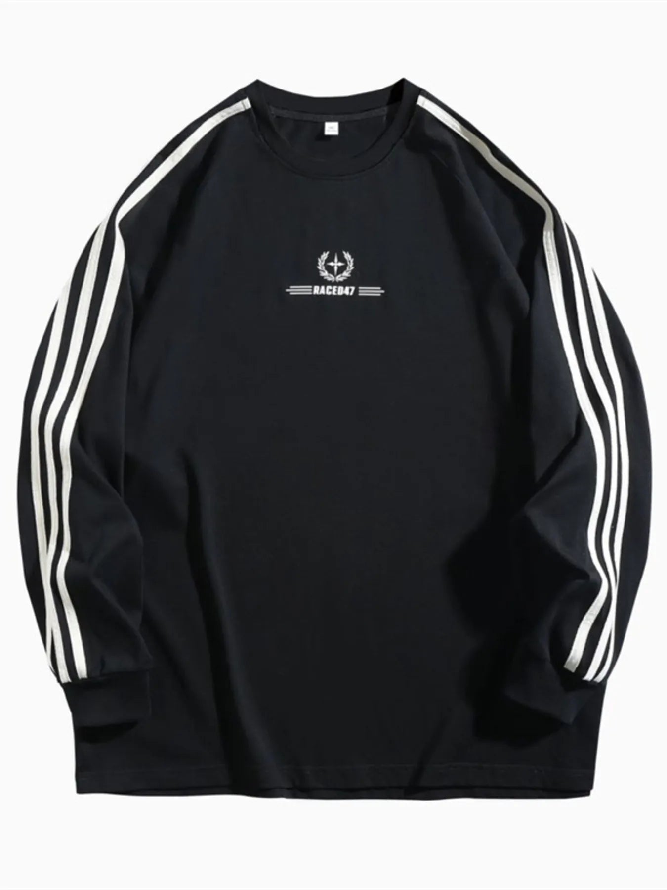 Men's Side Striped Long Sleeve Sweatshirt - Farnelli