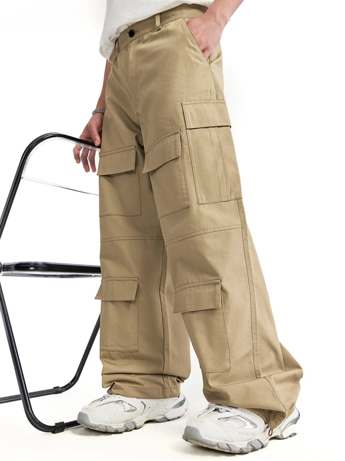 Men's Loose Fit Cargo Pants - Farnelli