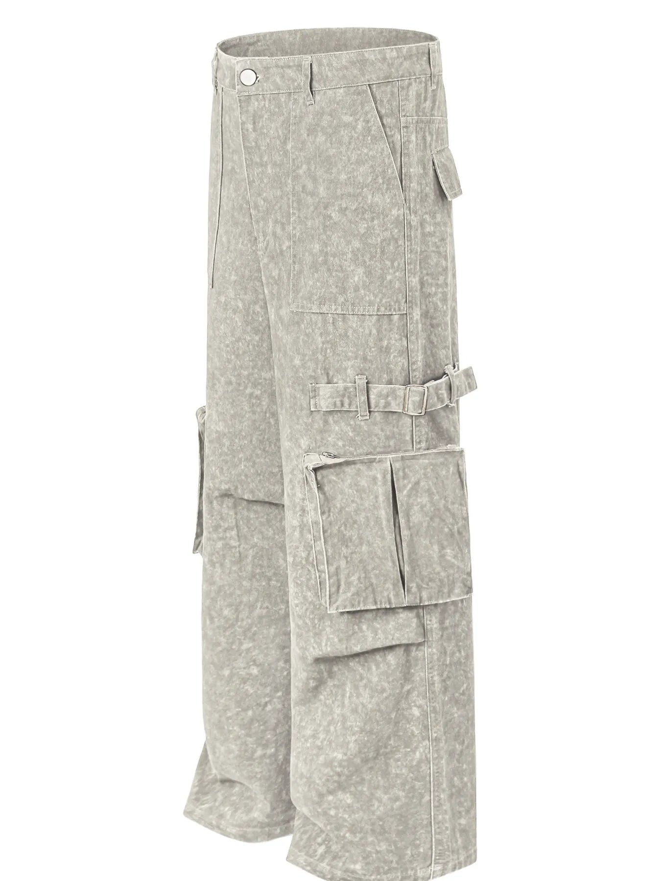 Men's Wide Leg Cargo Jeans - Farnelli