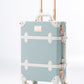 SarahFace 3 Pieces Luggage Sets - Embossed Blue's