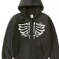 Children's Halloween Skeleton Zip-Up Hoodie - Farnelli