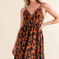 And The Why Leopard Print Plunge Maxi Dress - Farnelli