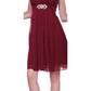 CLEARANCE - Cinderella Divine 3915 Chiffon Dress Knee Length (Size XL)