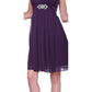 CLEARANCE - Cinderella Divine 3915 Chiffon Dress Knee Length (Size XL)