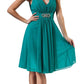 CLEARANCE - Cinderella Divine 3915 Chiffon Dress Knee Length (Size XL)