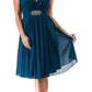 CLEARANCE - Cinderella Divine 3915 Chiffon Dress Knee Length (Size XL)