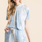BiBi Tie Dye French Terry Hoodie Top and Bottom Set - Farnelli