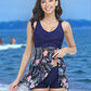 Printed Wide Strap Two-Piece Swim Set - Farnelli