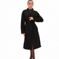 Noir Genuine Karakul Wool Overcoat