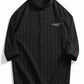 Men's Plus Size Striped Button-Down Casual Shirt - Farnelli