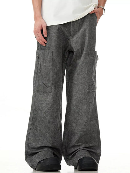 Men's Wide Leg Cargo Pants - Farnelli