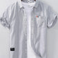 Men's Plus Size Short Sleeve Button-Up Shirt - Farnelli