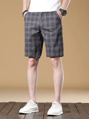 Men's Plaid Casual Shorts - Farnelli