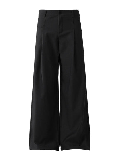 Men's High Waist Wide Leg Pants - Farnelli