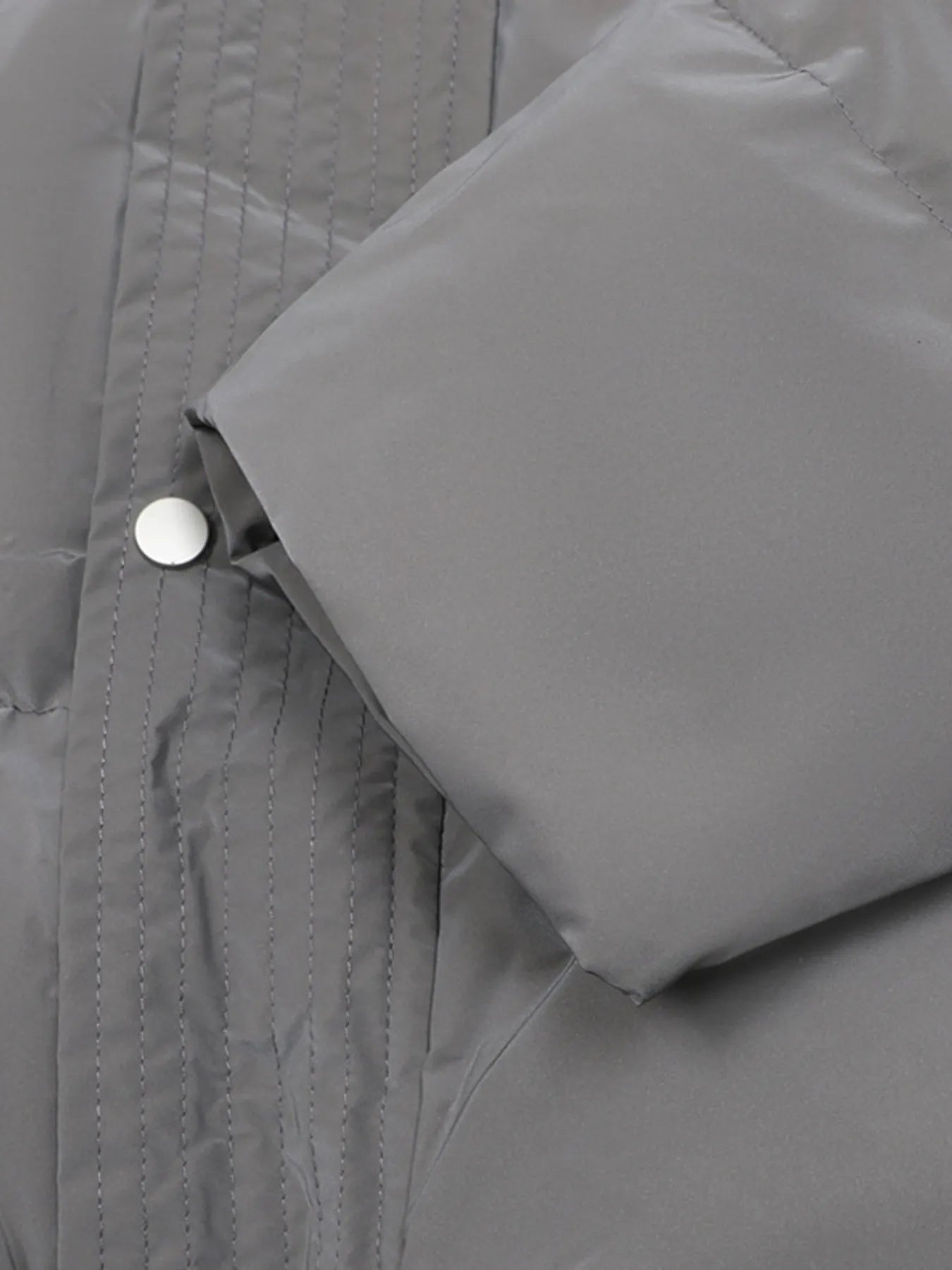 Men's Full Size Quilted Long Sleeve Puffer Jacket Plus Size - Farnelli