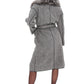 Genuine Silver Fox Virgin Wool Coat