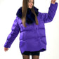Genuine Silver Fox Premium Down Fill Coat
