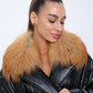 Genuine Gold Fox Fur Freudenberg Comfortemp® Coat