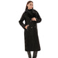 Genuine Mink Fur Eco Suede Coat