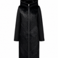 Reversible Faux Fur & Suede Hooded Coat