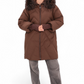 Genuine Fur Trim Down Fill Coat