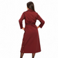 Jackie Trench Coat in Bordeaux